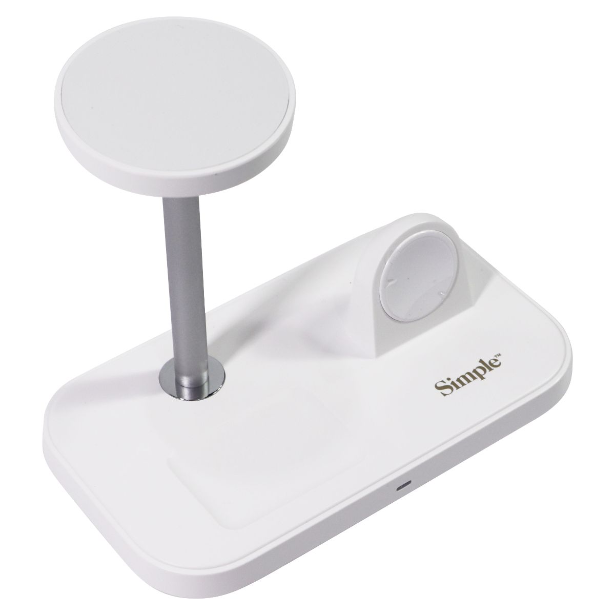 Simple 3-in-1 Wireless Charging Stand for Apple Devices - White (827072) Cell Phone - Chargers & Cradles Simple - Simple Cell Bulk Wholesale Pricing - USA Seller