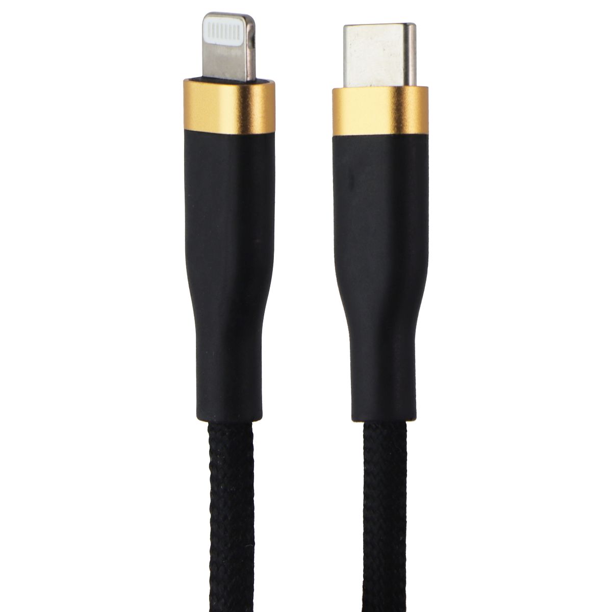 Simple Magnetic 4FT USB-C to Lightning 8-Pin Cable - Black Version Cell Phone - Cables & Adapters Simple - Simple Cell Bulk Wholesale Pricing - USA Seller
