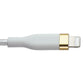 Simple 10FT USB-C to Lightning 8-Pin Braided Cable - White Cell Phone - Cables & Adapters Simple - Simple Cell Bulk Wholesale Pricing - USA Seller