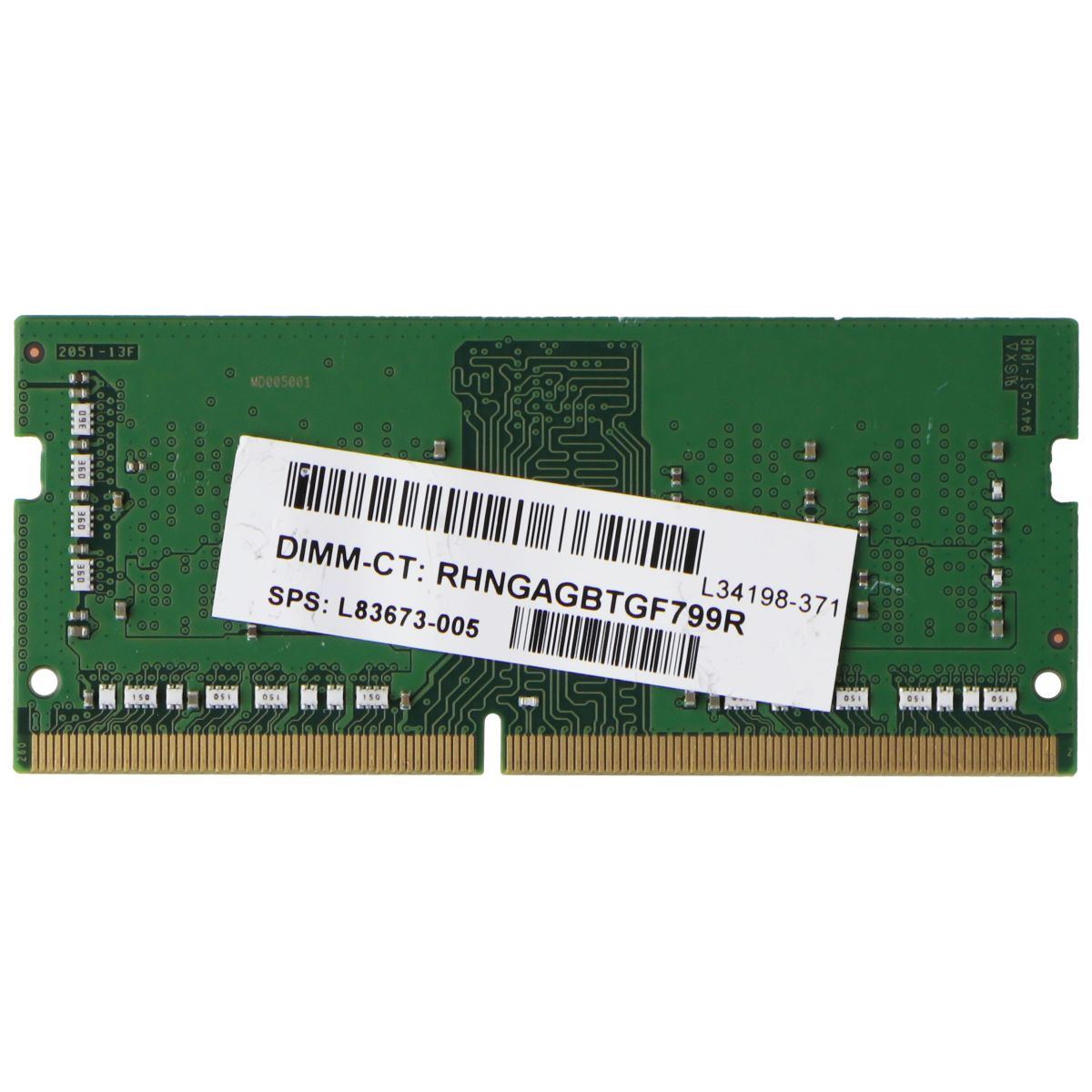 SK Hynix (4GB) DDR4 3200MHz Laptop RAM PC4-3200AA (HMA851S6CJR6N-XN N0 AC) Computer Parts - Memory (RAM) SK Hynix    - Simple Cell Bulk Wholesale Pricing - USA Seller