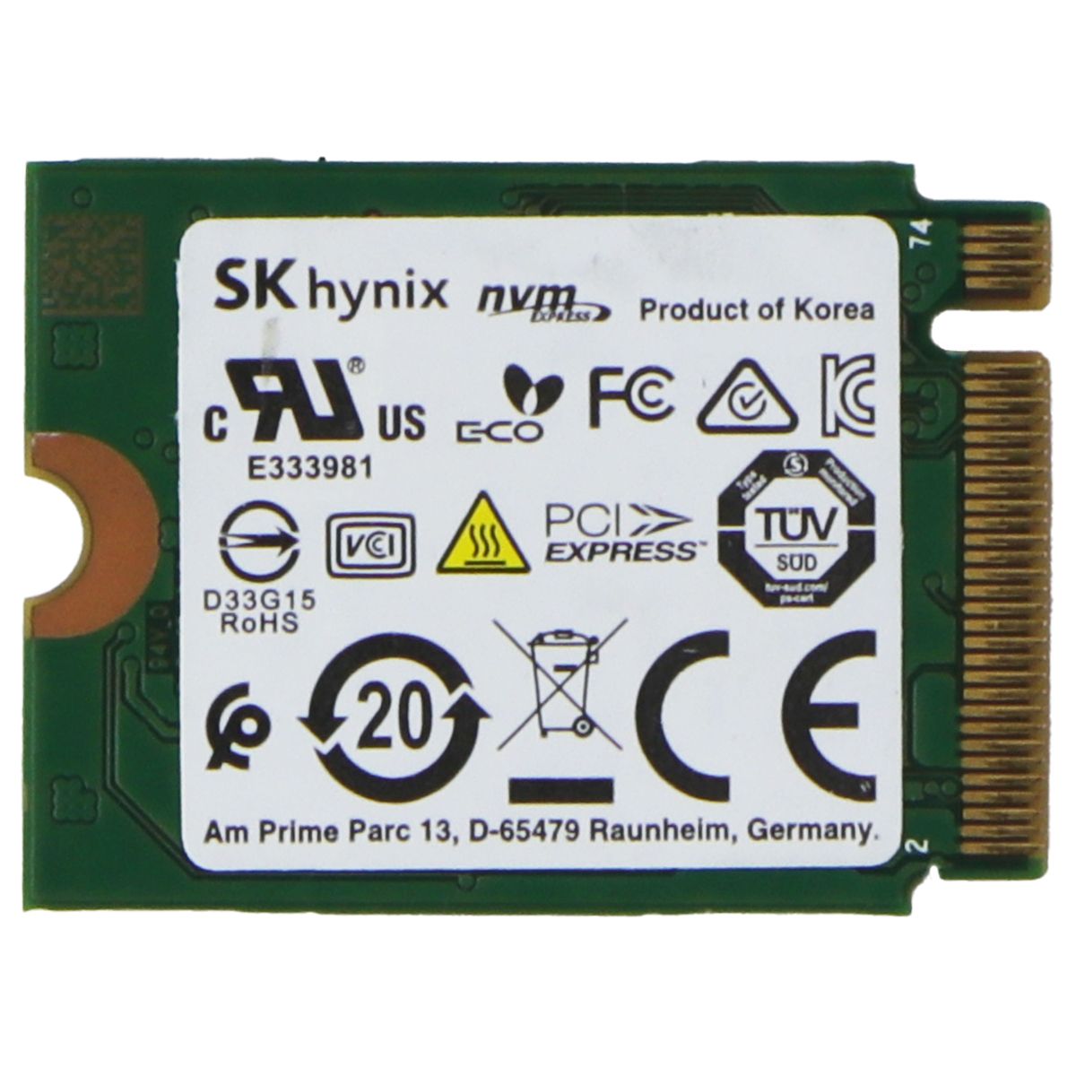 SK Hynix M.2 NVMe 256GB SSD Internal Storage - (HFM256GDGTNG) Digital Storage - Solid State Drives SK Hynix    - Simple Cell Bulk Wholesale Pricing - USA Seller