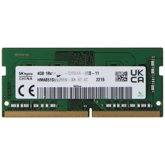 SK Hynix (4GB) 1Rx16 DDR4 PC4-3200AA Laptop RAM (HMA851S6DJR6N-XN N0 AC) Computer Parts - Memory (RAM) SK Hynix    - Simple Cell Bulk Wholesale Pricing - USA Seller