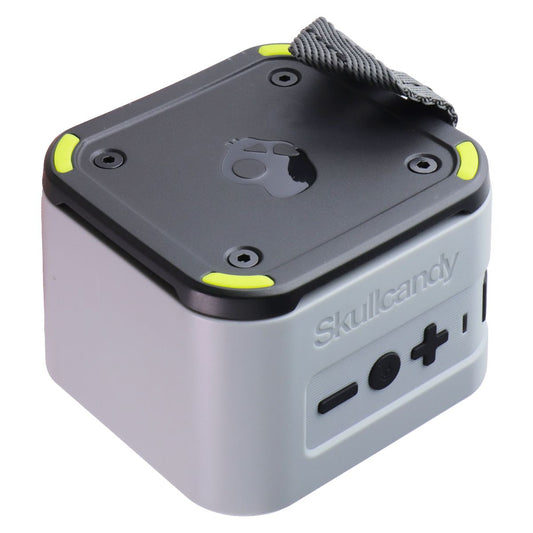 Skullcandy Barricade Mini Bluetooth Wireless Portable Speaker - Gray/Hot Lime Cell Phone - Audio Docks & Speakers Skullcandy - Simple Cell Bulk Wholesale Pricing - USA Seller