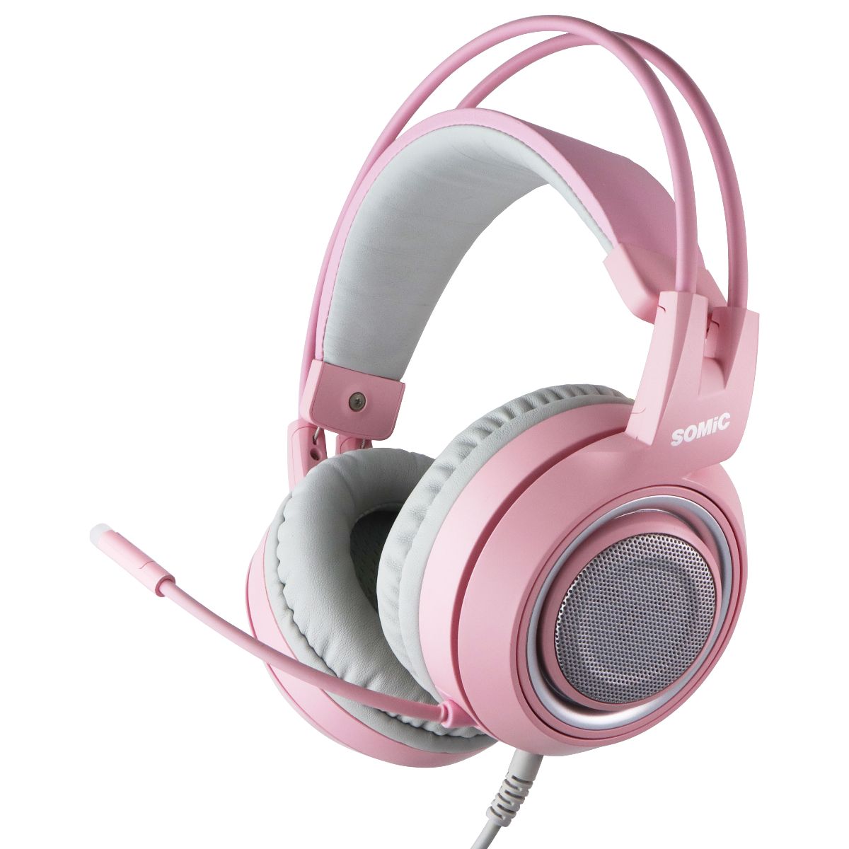 SOMIC G951 3.5mm Stereo Gaming Headset with Mic and Cat Ears - Pink Gaming/Console - Headsets Somic - Simple Cell Bulk Wholesale Pricing - USA Seller