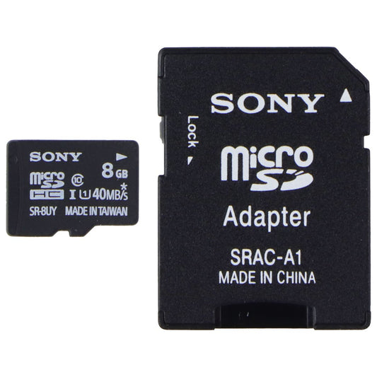 Sony 8GB Micro SDHC Memory Card (SR-8UY) Digital Camera - Memory Cards Sony - Simple Cell Bulk Wholesale Pricing - USA Seller