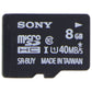 Sony 8GB Micro SDHC Memory Card (SR-8UY) Digital Camera - Memory Cards Sony - Simple Cell Bulk Wholesale Pricing - USA Seller