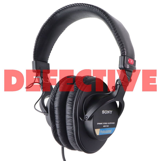 Sony MDR-7506 Closed-Back Professional Dynamic Stereo Wired Headphones - Black Computer Accessories - Headsets Sony - Simple Cell Bulk Wholesale Pricing - USA Seller