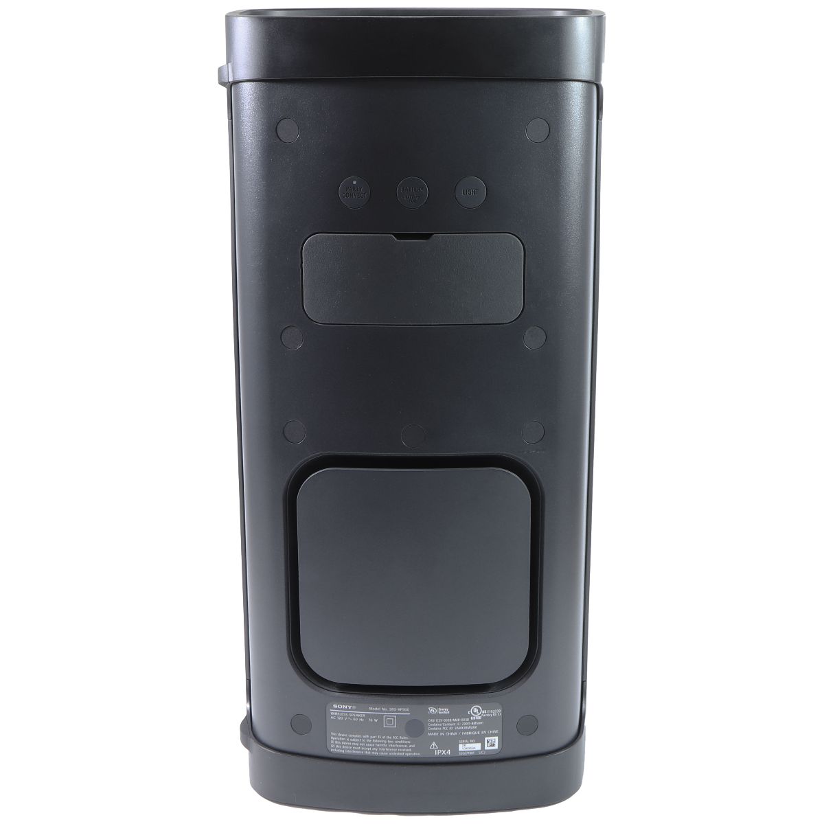 Sony XP500 Portable Wireless Karaoke IPX4 Water Resistant Speaker - Black Home Multimedia - Home Speakers & Subwoofers Sony - Simple Cell Bulk Wholesale Pricing - USA Seller