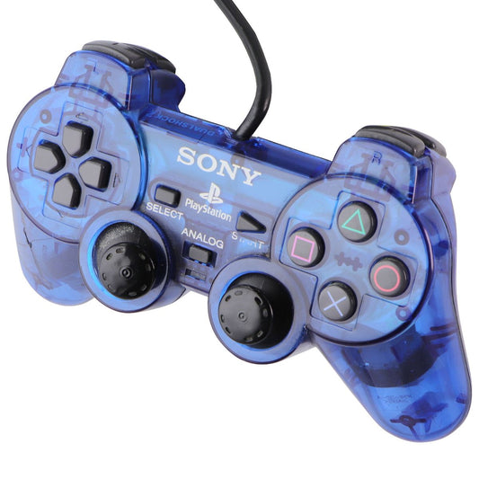 Sony PlayStation PS2 Dual Shock 2 Controller - Clear Blue (SCPH-10010) Gaming/Console - Controllers & Attachments Sony - Simple Cell Bulk Wholesale Pricing - USA Seller