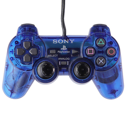 Sony PlayStation PS2 Dual Shock 2 Controller - Clear Blue (SCPH-10010) Gaming/Console - Controllers & Attachments Sony - Simple Cell Bulk Wholesale Pricing - USA Seller