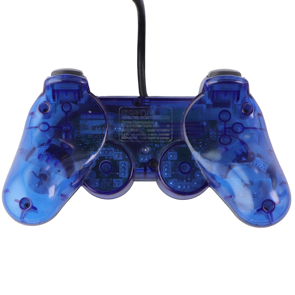 Sony PlayStation PS2 Dual Shock 2 Controller - Clear Blue (SCPH-10010)