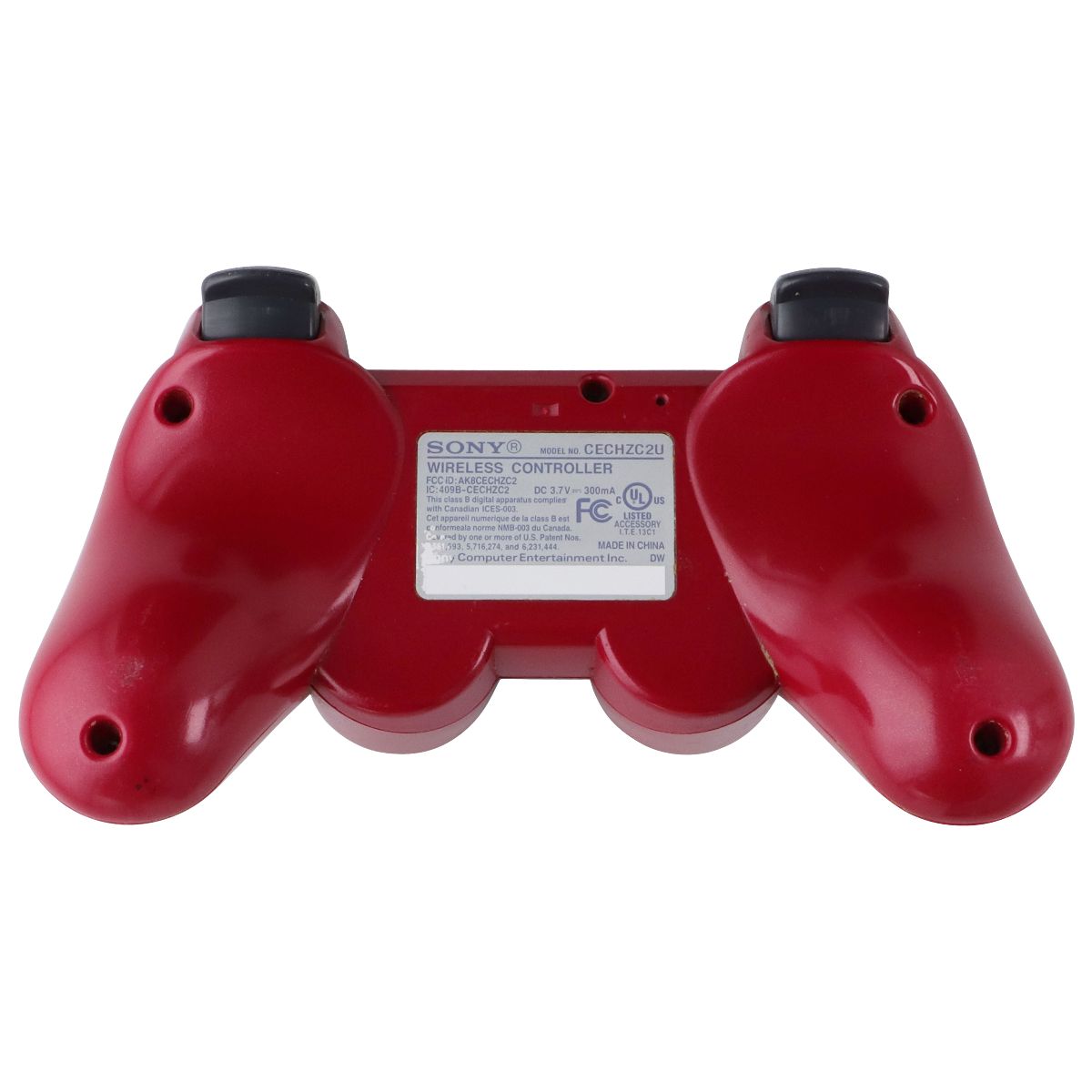 Sony Original DualShock 3 PlayStation 3 Wireless Controller - Red (CECHZC2U)
