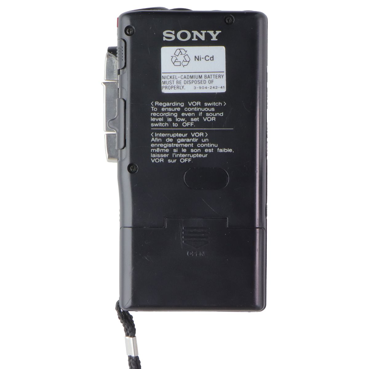 Sony M-677V Handheld Micro Cassette-Corder - Black Voice Recorders, Dictaphones Sony - Simple Cell Bulk Wholesale Pricing - USA Seller
