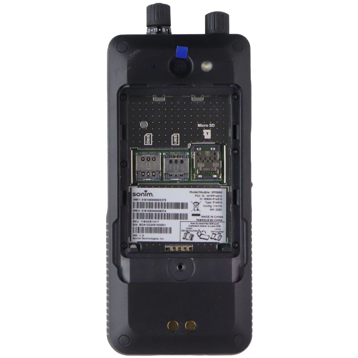 Sonim XP5 Plus XP5900 (2.8-in) Phone (Unlocked) - 16GB / Black Cell Phones & Smartphones Sonim - Simple Cell Bulk Wholesale Pricing - USA Seller