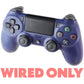Sony DualShock 4 WIRED ONLY Controller for PS4 (CUH-ZCT2U) - Midnight Blue Gaming/Console - Controllers & Attachments Sony - Simple Cell Bulk Wholesale Pricing - USA Seller