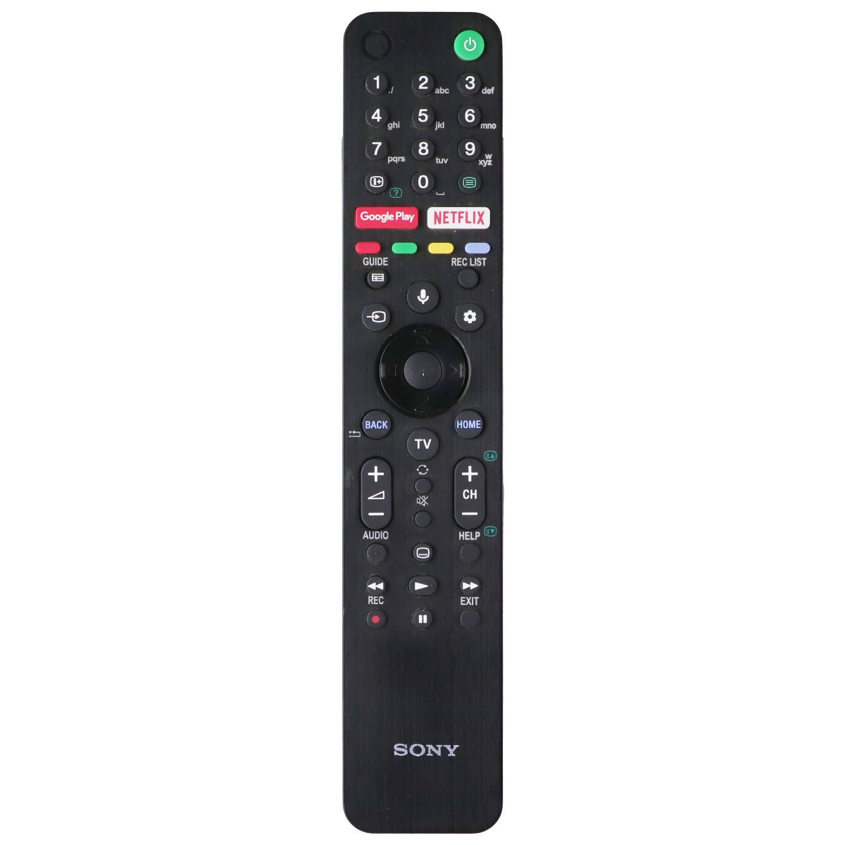 Sony OEM TV Voice Remote Control (RMF-TX500E) for Select Sony TVs - Black TV, Video & Audio Accessories - Remote Controls Sony - Simple Cell Bulk Wholesale Pricing - USA Seller