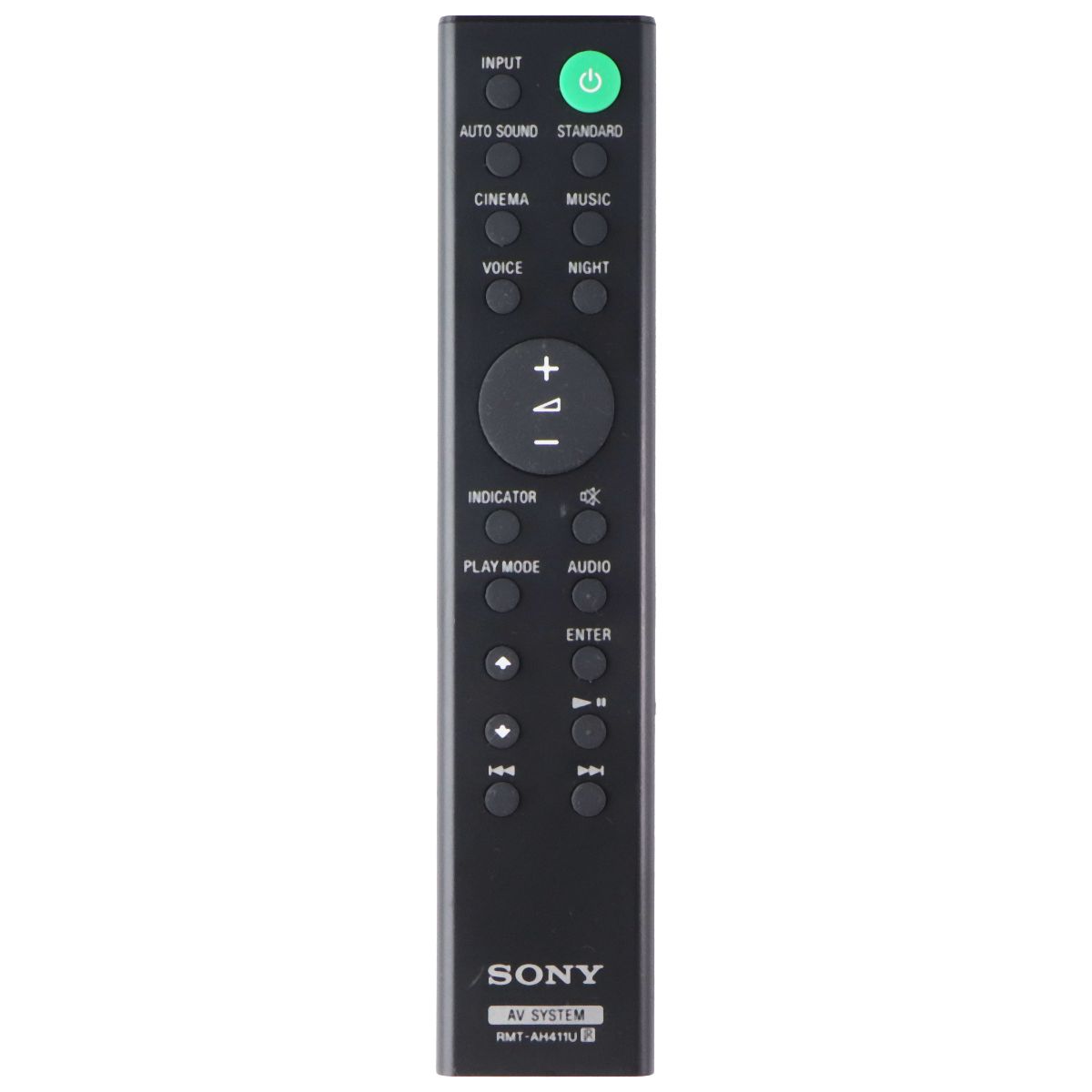 Sony (RMT-AH411U) AV System Remote Control - Black TV, Video & Audio Accessories - Remote Controls Sony - Simple Cell Bulk Wholesale Pricing - USA Seller