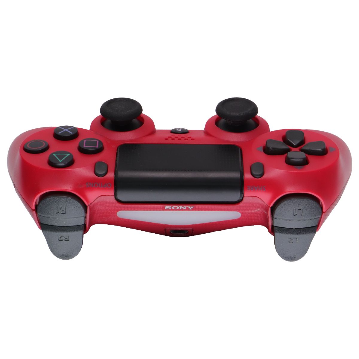 Sony DualShock 4 Wireless Controller for PlayStation 4 - Magma Red CUH-ZCT2E Gaming/Console - Controllers & Attachments Sony - Simple Cell Bulk Wholesale Pricing - USA Seller