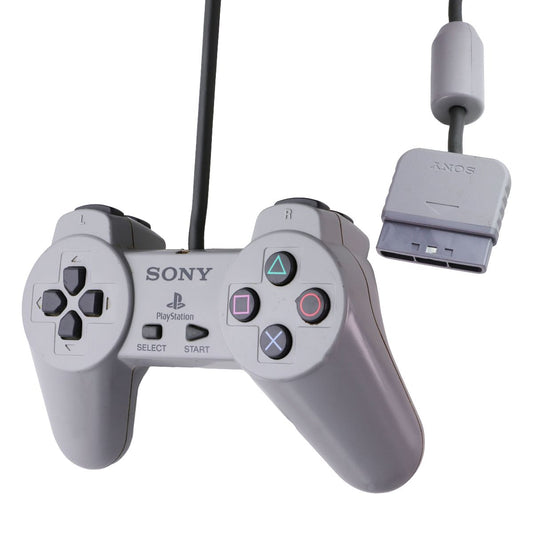 Sony Official Wired Original Controller for PlayStation - Gray (SCPH-1080) Gaming/Console - Controllers & Attachments Sony - Simple Cell Bulk Wholesale Pricing - USA Seller