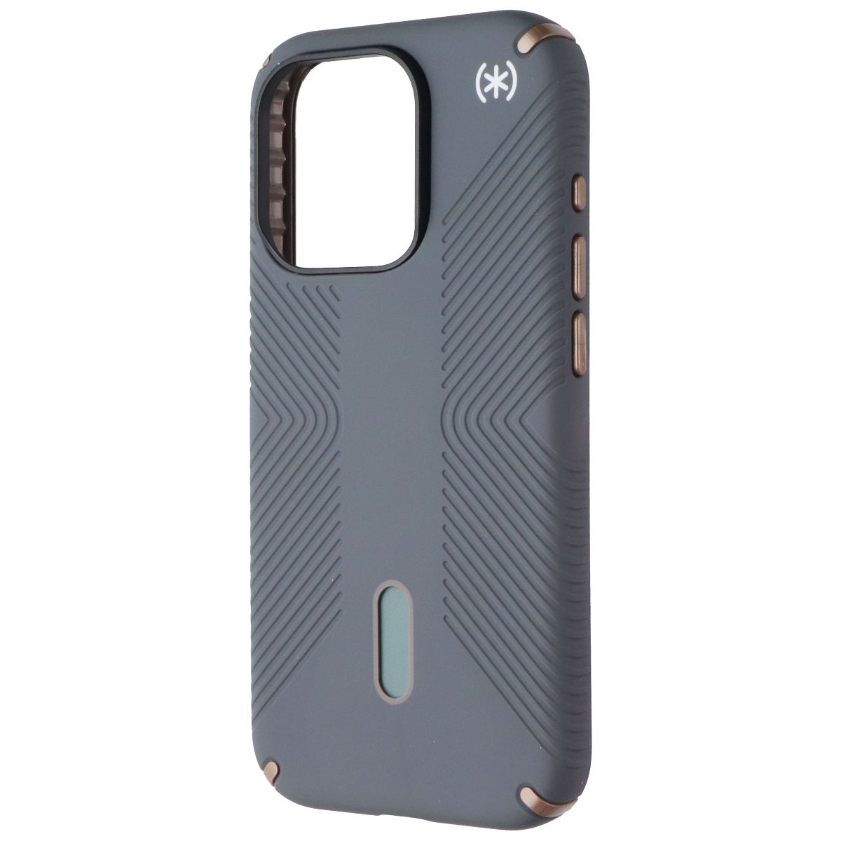 Speck Presidio2 Grip Case for MagSafe Apple iPhone 15 Pro - Charcoal Gray