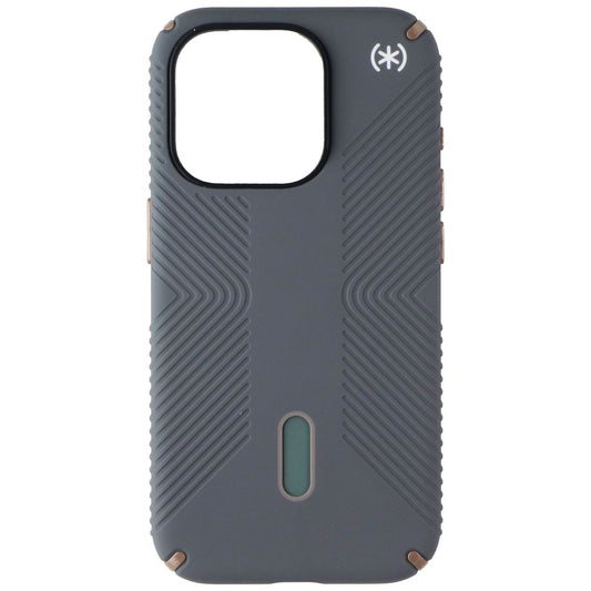 Speck Presidio2 Grip Case for MagSafe Apple iPhone 15 Pro - Charcoal Gray