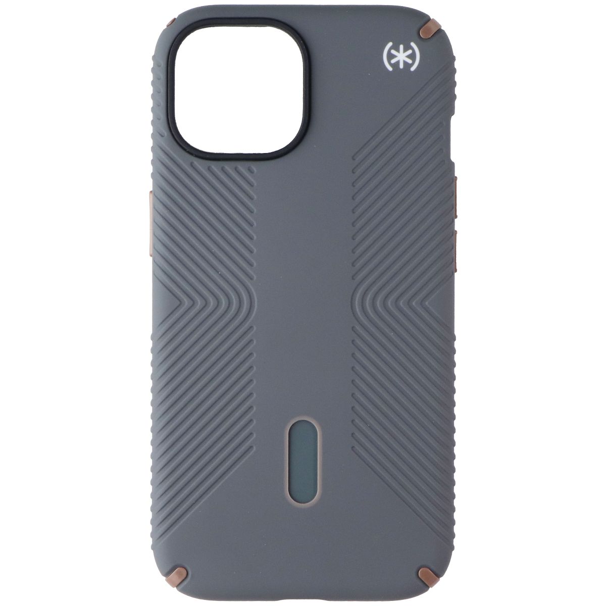 Speck Presidio2 Grip Case for MagSafe iPhone 15 - Charcoal Gray / Bronze / White Cell Phone - Cases, Covers & Skins Speck - Simple Cell Bulk Wholesale Pricing - USA Seller