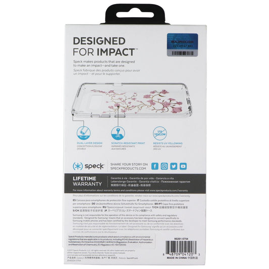 Speck Presidio CLEAR + PRINT Case for Samsung Galaxy (S8+) - Garden Blossoms Cell Phone - Cases, Covers & Skins Speck - Simple Cell Bulk Wholesale Pricing - USA Seller