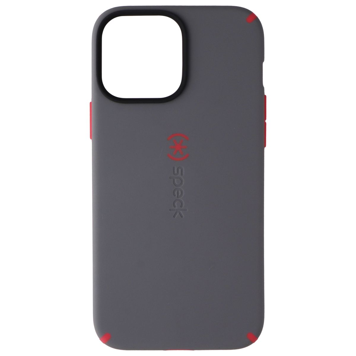 Speck CandyShell Pro Case for iPhone 13 Pro Max/12 Pro Max - Moody Gray/Red Cell Phone - Cases, Covers & Skins Speck - Simple Cell Bulk Wholesale Pricing - USA Seller