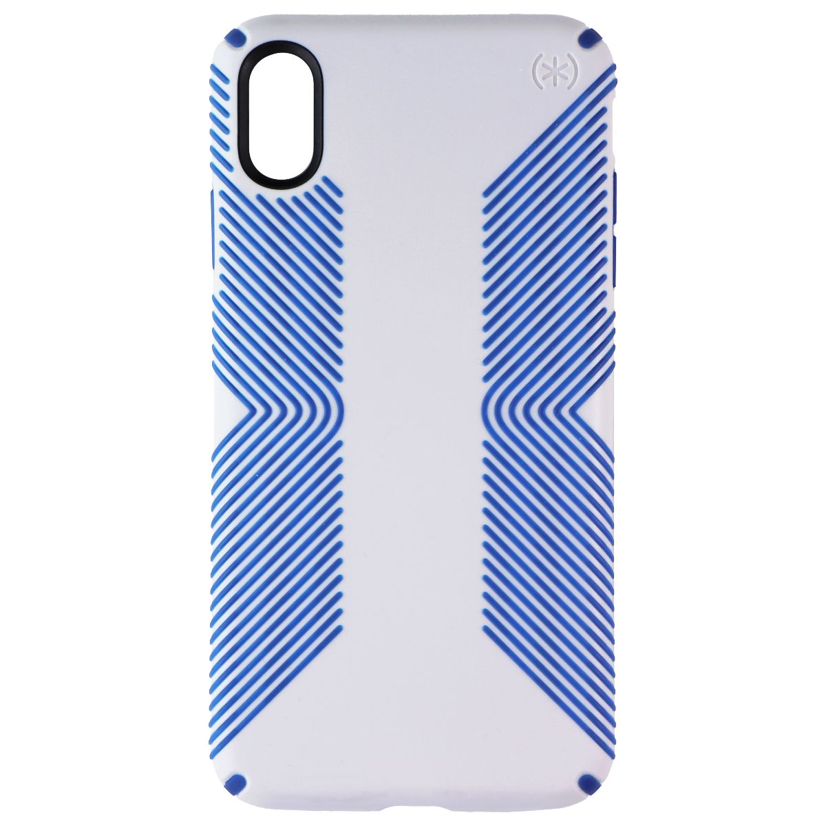 Speck Presidio Grip Phone Case for iPhone Xs Max - Microchip Gray/Ballpoint Blue Cell Phone - Cases, Covers & Skins Speck - Simple Cell Bulk Wholesale Pricing - USA Seller