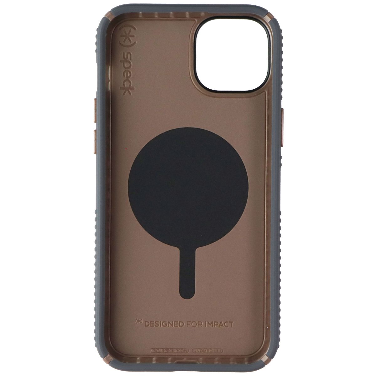 Speck Presidio2 Grip ClickLock Case for MagSafe for Apple iPhone 15 Plus - Gray Cell Phone - Cases, Covers & Skins Speck - Simple Cell Bulk Wholesale Pricing - USA Seller
