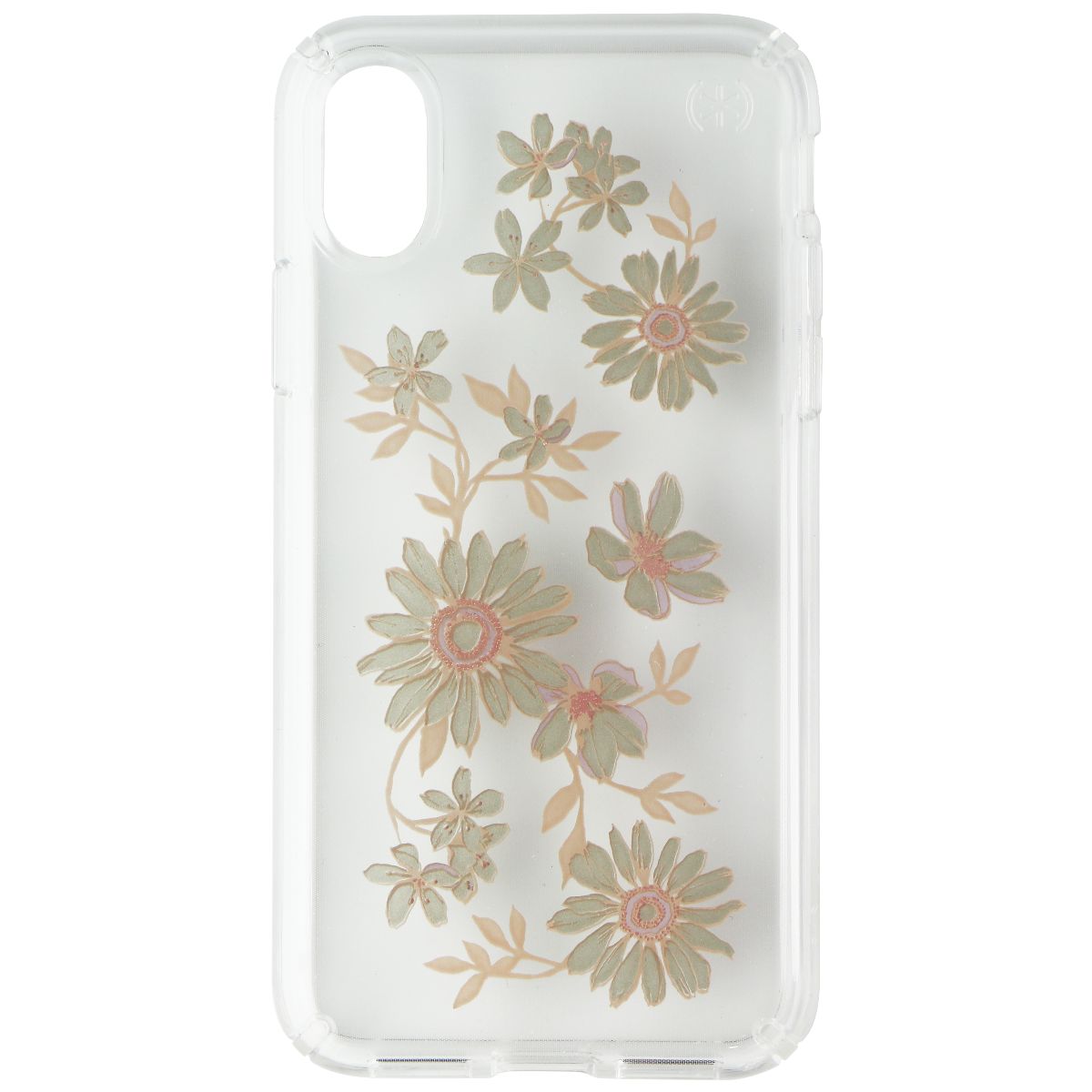 Speck Presidio Clear+Print Case for Apple iPhone Xs/X - Clear/Flowers Cell Phone - Cases, Covers & Skins Speck - Simple Cell Bulk Wholesale Pricing - USA Seller