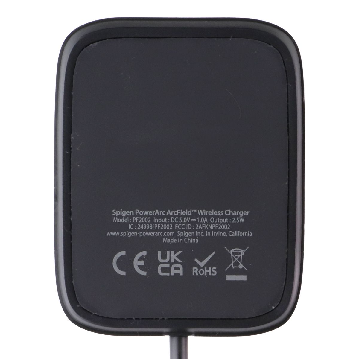 Spigen PF2002 PowerArc ArcField Wireless Charger for Apple Watch - Black