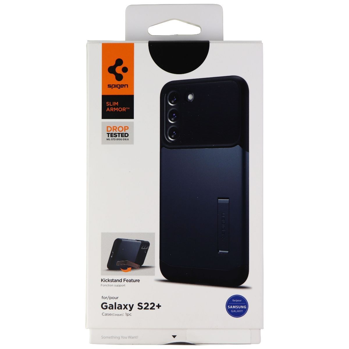 Spigen Slim Armor Series Dual Layer Case for Galaxy (S22+) - Metal Slate