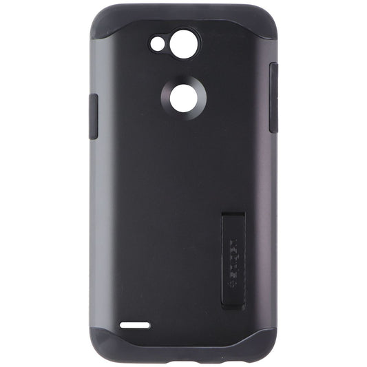 Spigen Slim Armor Hardshell Case with Kickstand for LG X power 3 - Black Cell Phone - Cases, Covers & Skins Spigen - Simple Cell Bulk Wholesale Pricing - USA Seller