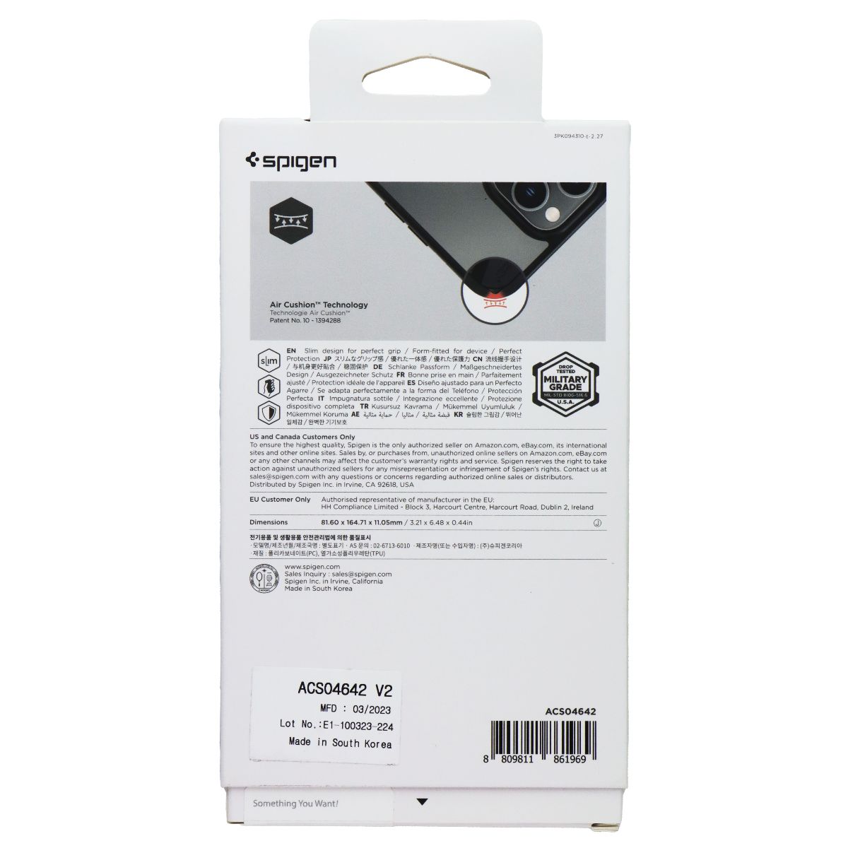 Spigen Crystal Hybrid Series Case for Apple iPhone 14 Pro Max - Black / Clear Cell Phone - Cases, Covers & Skins Spigen - Simple Cell Bulk Wholesale Pricing - USA Seller