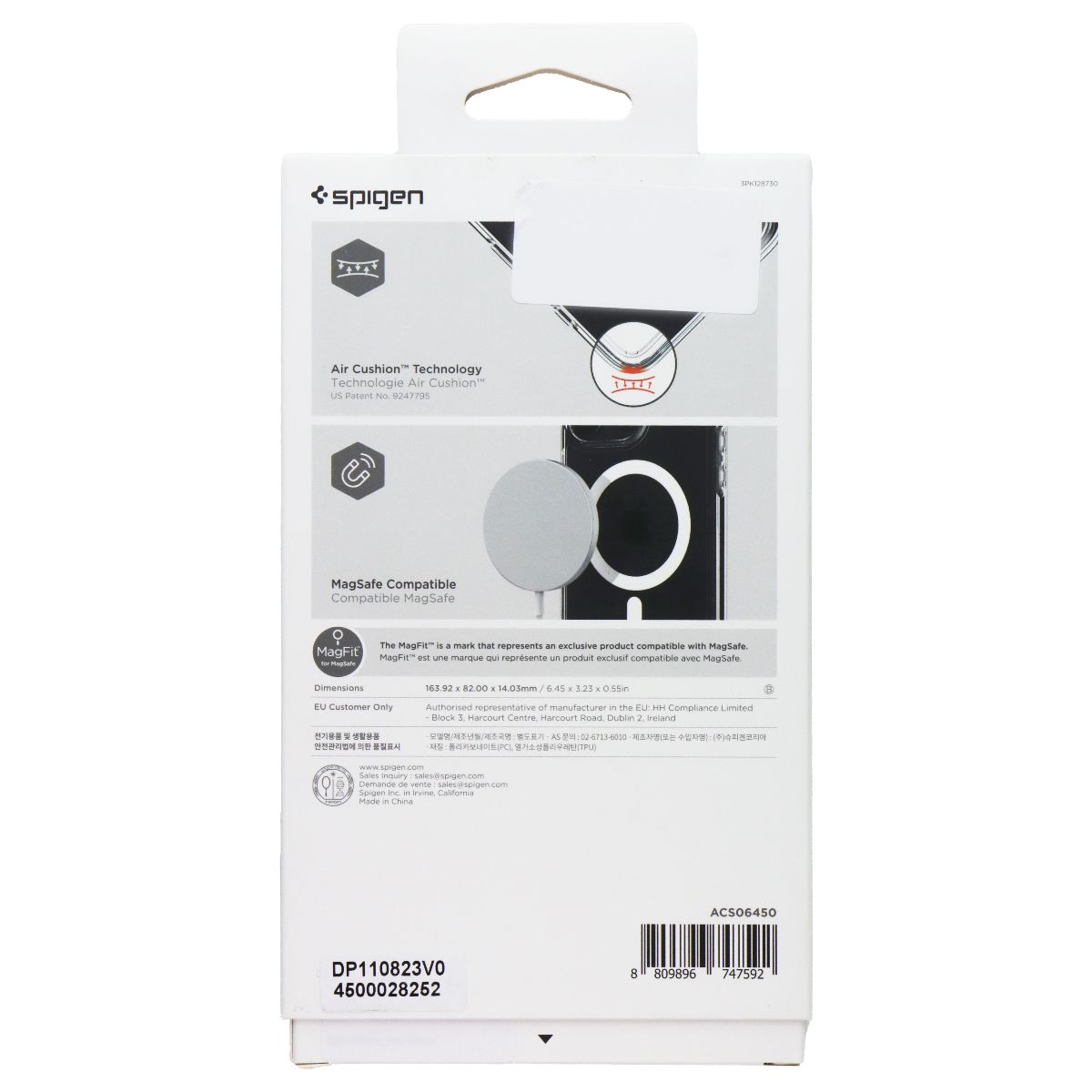 Spigen Crystal Hybrid Case for MagSafe for Apple iPhone 15 Pro Max - Clear Cell Phone - Cases, Covers & Skins Spigen - Simple Cell Bulk Wholesale Pricing - USA Seller