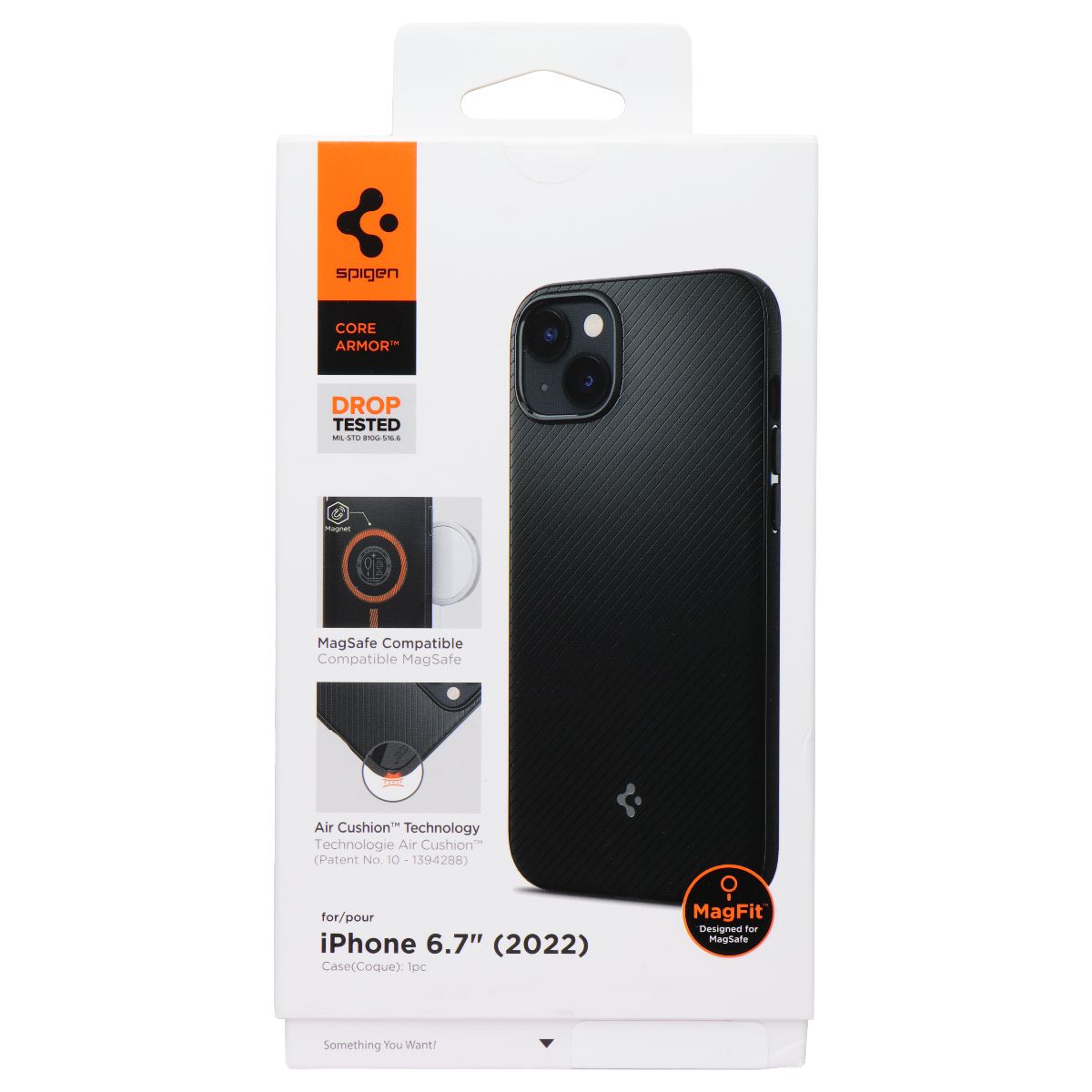 Spigen Core Armor MagFit Series Case for MagSafe for iPhone 14 Plus - Black Cell Phone - Cases, Covers & Skins Spigen - Simple Cell Bulk Wholesale Pricing - USA Seller
