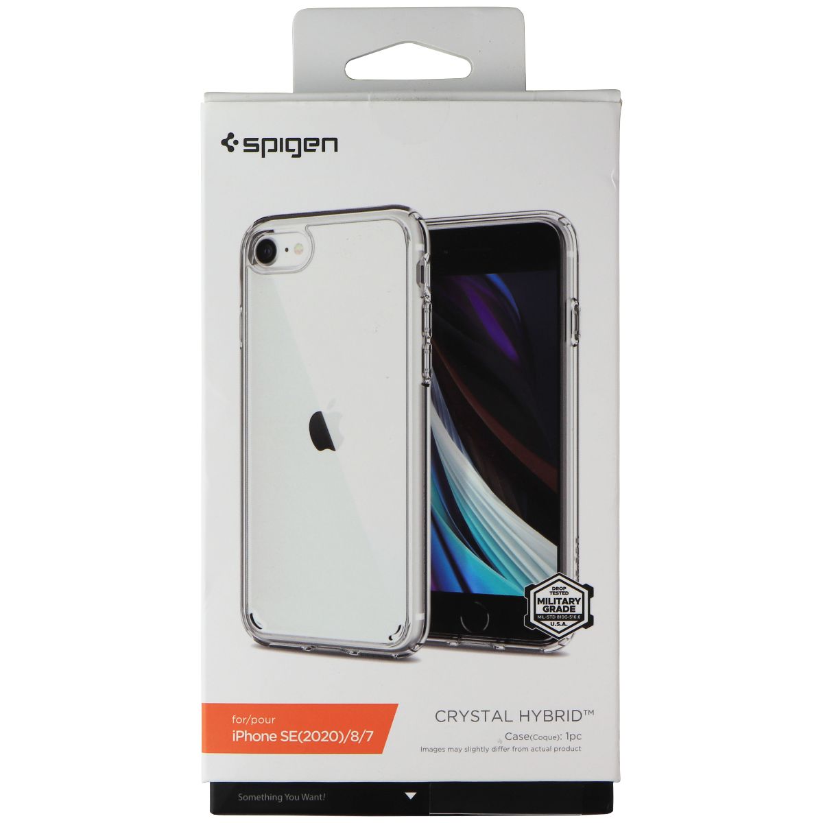 Spigen Crystal Hybrid Series Case for Apple iPhone SE (2020) / 8 / 7 - Clear Cell Phone - Cases, Covers & Skins Spigen    - Simple Cell Bulk Wholesale Pricing - USA Seller