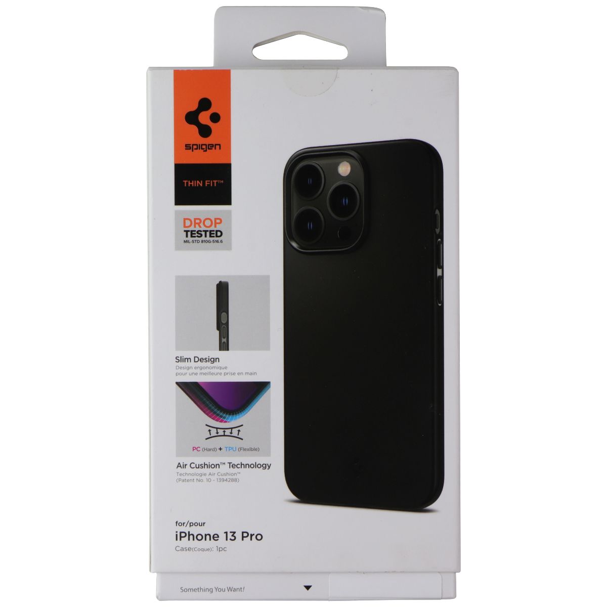 Spigen Thin Fit Series Case for Apple iPhone 13 Pro - Black Cell Phone - Cases, Covers & Skins Spigen    - Simple Cell Bulk Wholesale Pricing - USA Seller