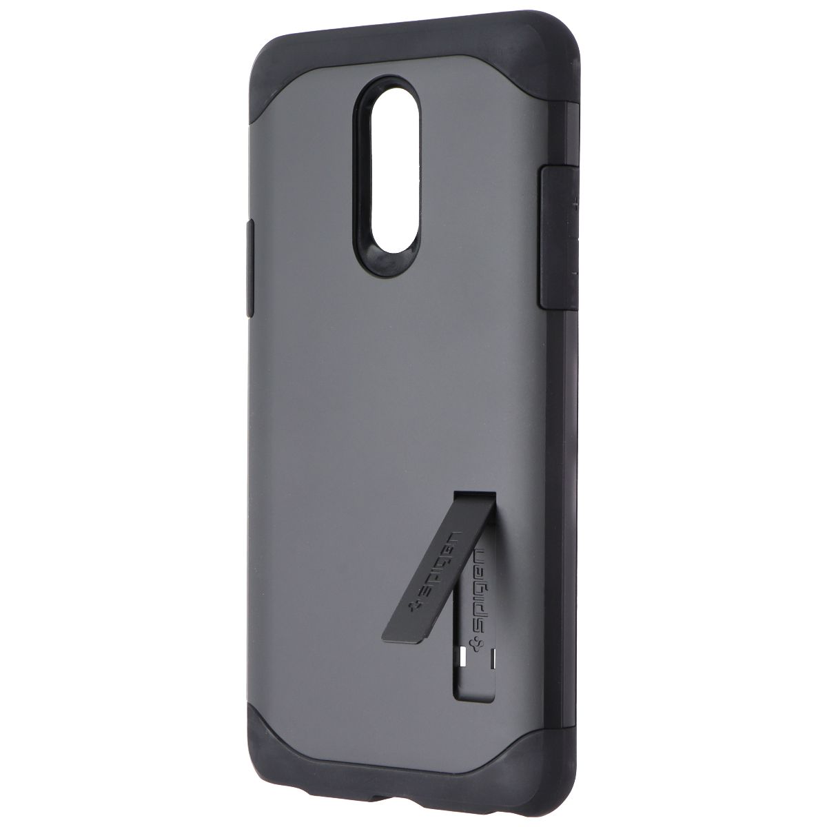 Spigen Slim Armor Series Case with Kickstand for LG Q Stylo+ (Plus) - Black Cell Phone - Cases, Covers & Skins Spigen    - Simple Cell Bulk Wholesale Pricing - USA Seller