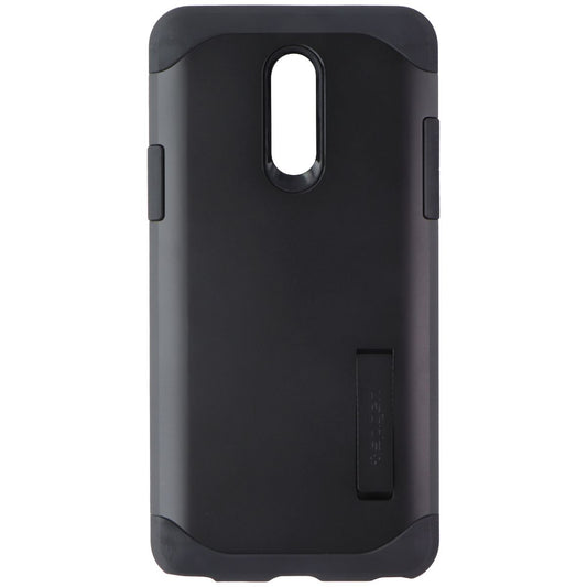 Spigen Slim Armor Series Case with Kickstand for LG Q Stylo+ (Plus) - Black Cell Phone - Cases, Covers & Skins Spigen    - Simple Cell Bulk Wholesale Pricing - USA Seller