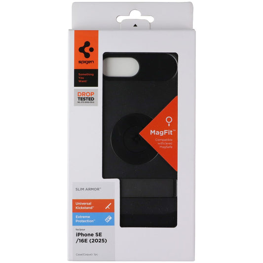 Spigen Slim Armor MagFit Case for MagSafe for iPhone 16E (2025) - Gunmetal Cell Phone - Cases, Covers & Skins Spigen - Simple Cell Bulk Wholesale Pricing - USA Seller
