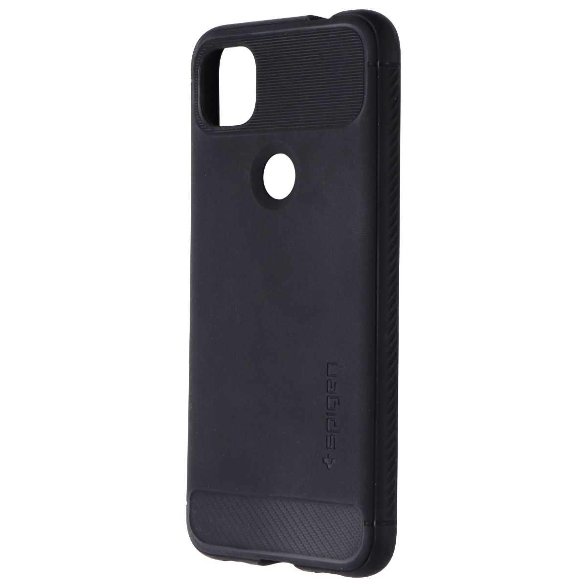 Spigen Rugged Armor Series Case for Google Pixel 4a - Matte Black Cell Phone - Cases, Covers & Skins Spigen - Simple Cell Bulk Wholesale Pricing - USA Seller