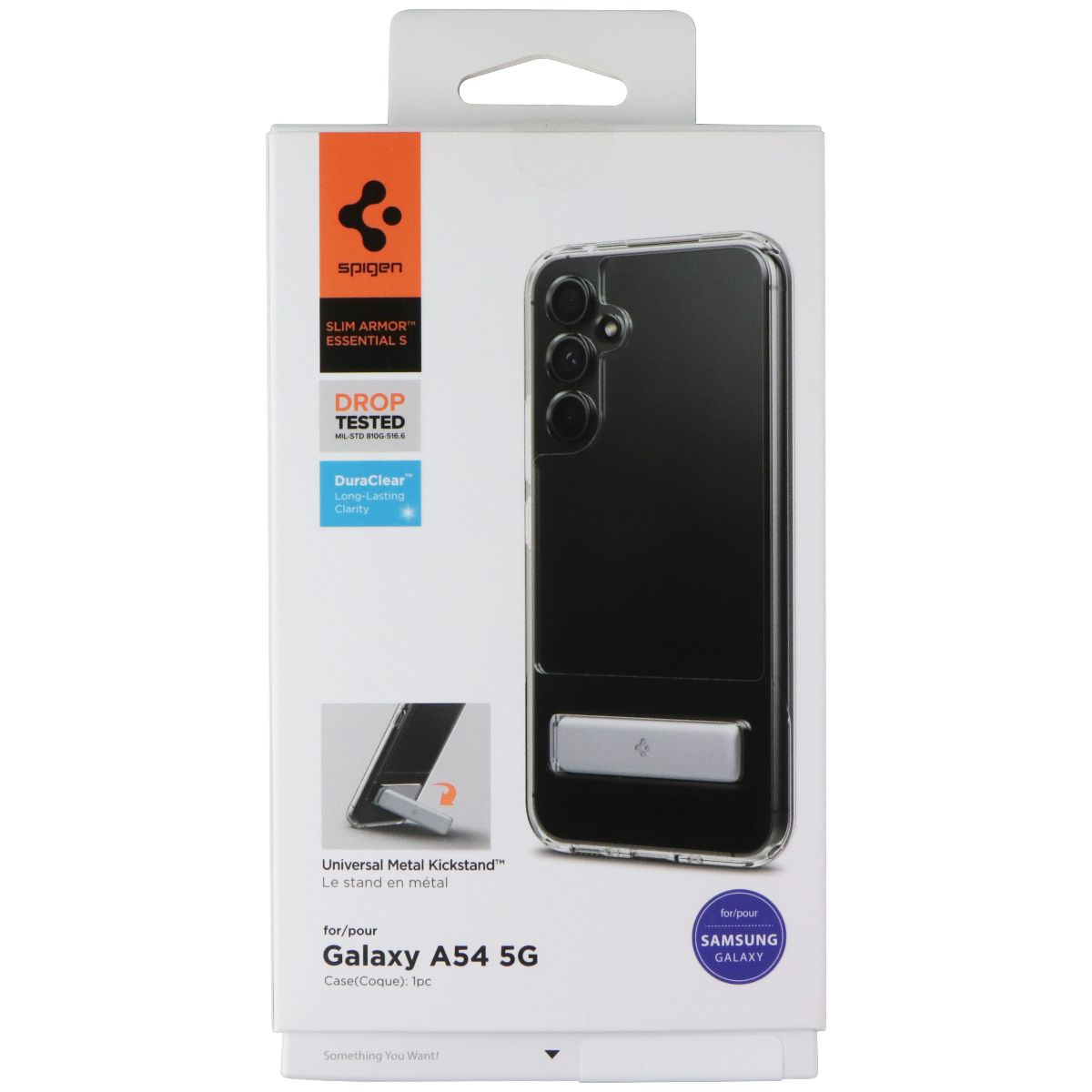 Spigen Slim Armor Essential S Case for Samsung Galaxy A54 (5G) - Crystal Clear Cell Phone - Cases, Covers & Skins Spigen - Simple Cell Bulk Wholesale Pricing - USA Seller