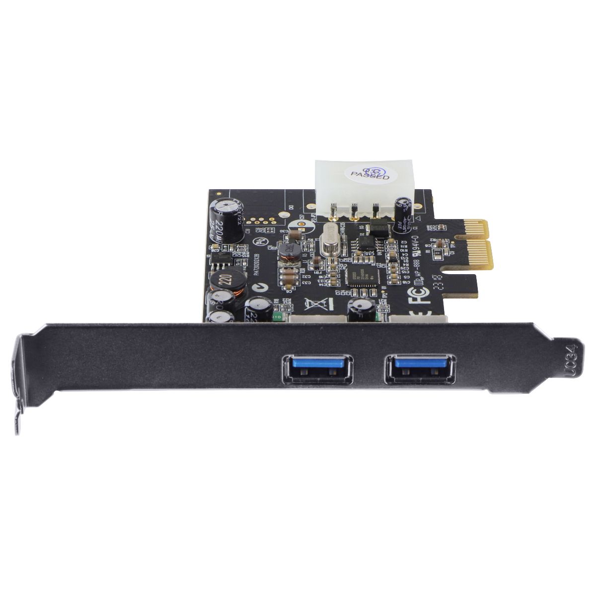StarTech 2 Port PCI Express SuperSpeed (5Gbps) USB 3.0 Card w/UASP - LP4 Power Computer Parts - Internal Port Expansion Cards StarTech - Simple Cell Bulk Wholesale Pricing - USA Seller