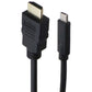 StarTech 6.6 Foot USB-C to HDMI Cable (CDP2HDMM2MB) - Black Computer/Network - Other Cables StarTech - Simple Cell Bulk Wholesale Pricing - USA Seller