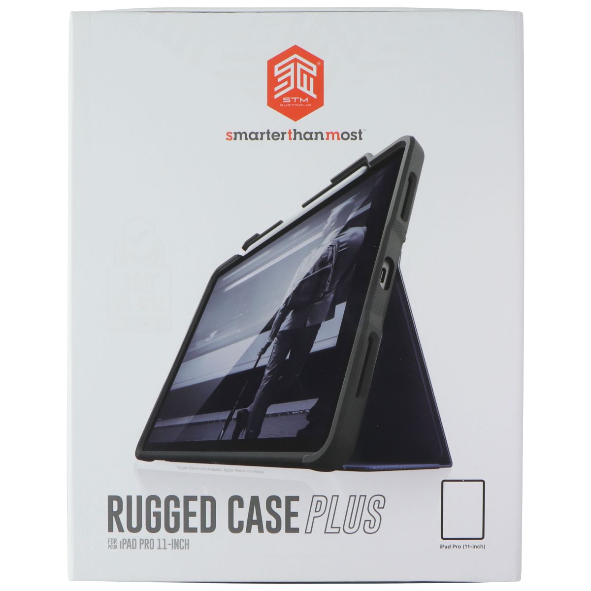 STM Rugged Case Plus for Apple iPad Pro 11-inch (2nd/1st Gen) - Midnight Blue iPad/Tablet Accessories - Cases, Covers, Keyboard Folios STM - Simple Cell Bulk Wholesale Pricing - USA Seller