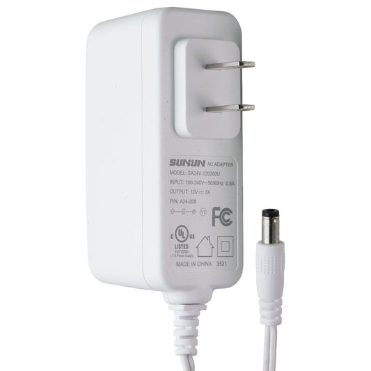SUNUN AC Power Adapter - 12V / 2A - White (SA24V-120200U)