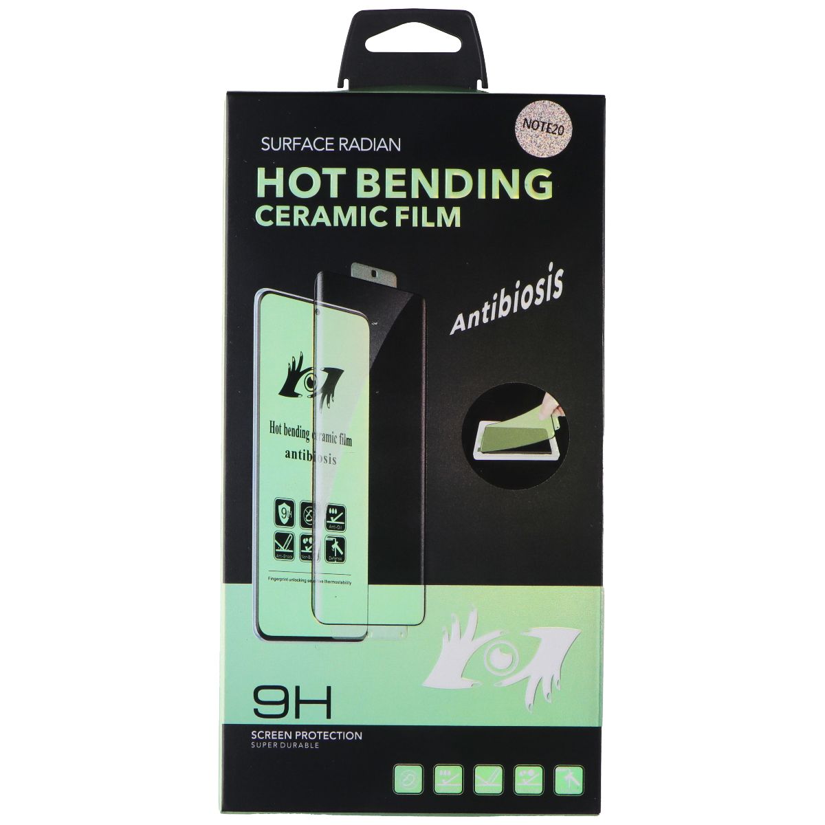 Surface Radian Hot Bending Ceramic 9H Screen Protector for Samsung Galaxy Note20 Cell Phone - Screen Protectors Surface Radian - Simple Cell Bulk Wholesale Pricing - USA Seller