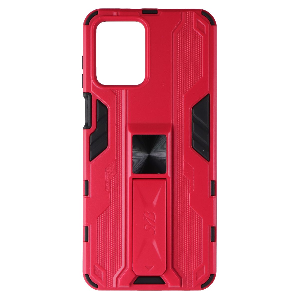 SYB Rugged Kickstand Case for Motorola Moto G 5G (2023) - Red / Black Cell Phone - Cases, Covers & Skins SYB - Simple Cell Bulk Wholesale Pricing - USA Seller
